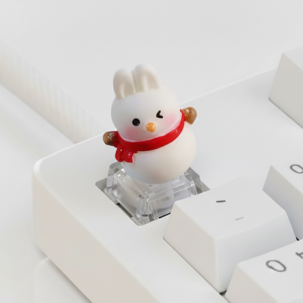 Snow Bunny KeyCap