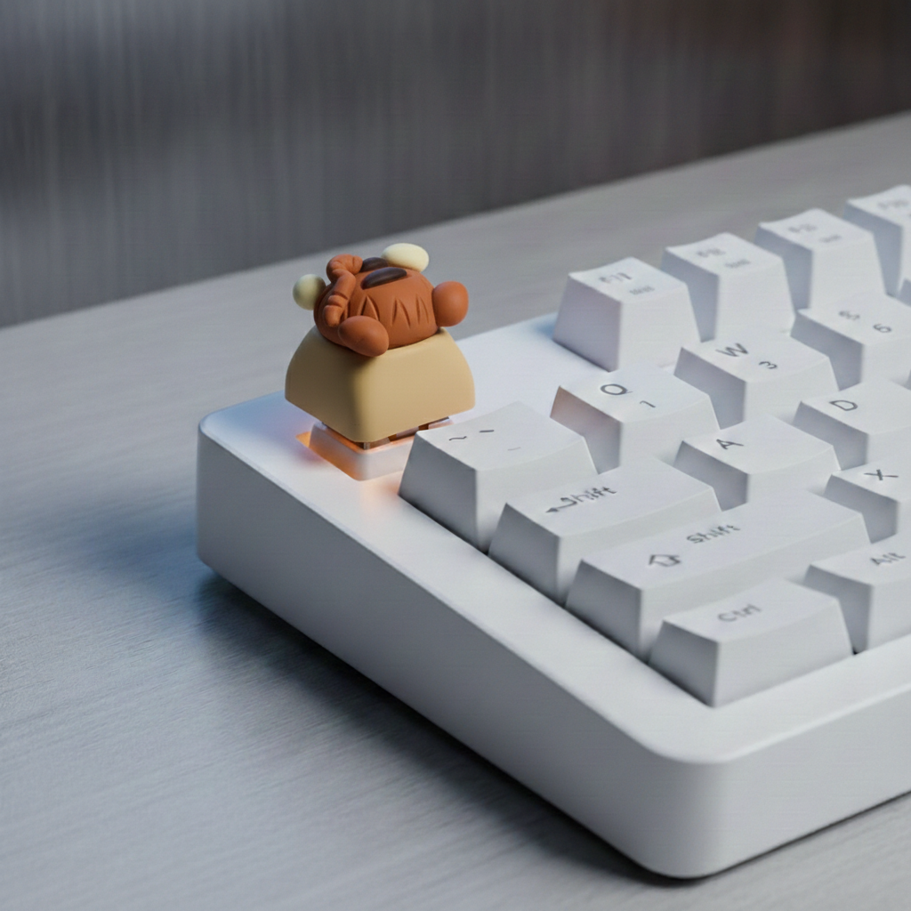 Cat Loaf Butt Keycap