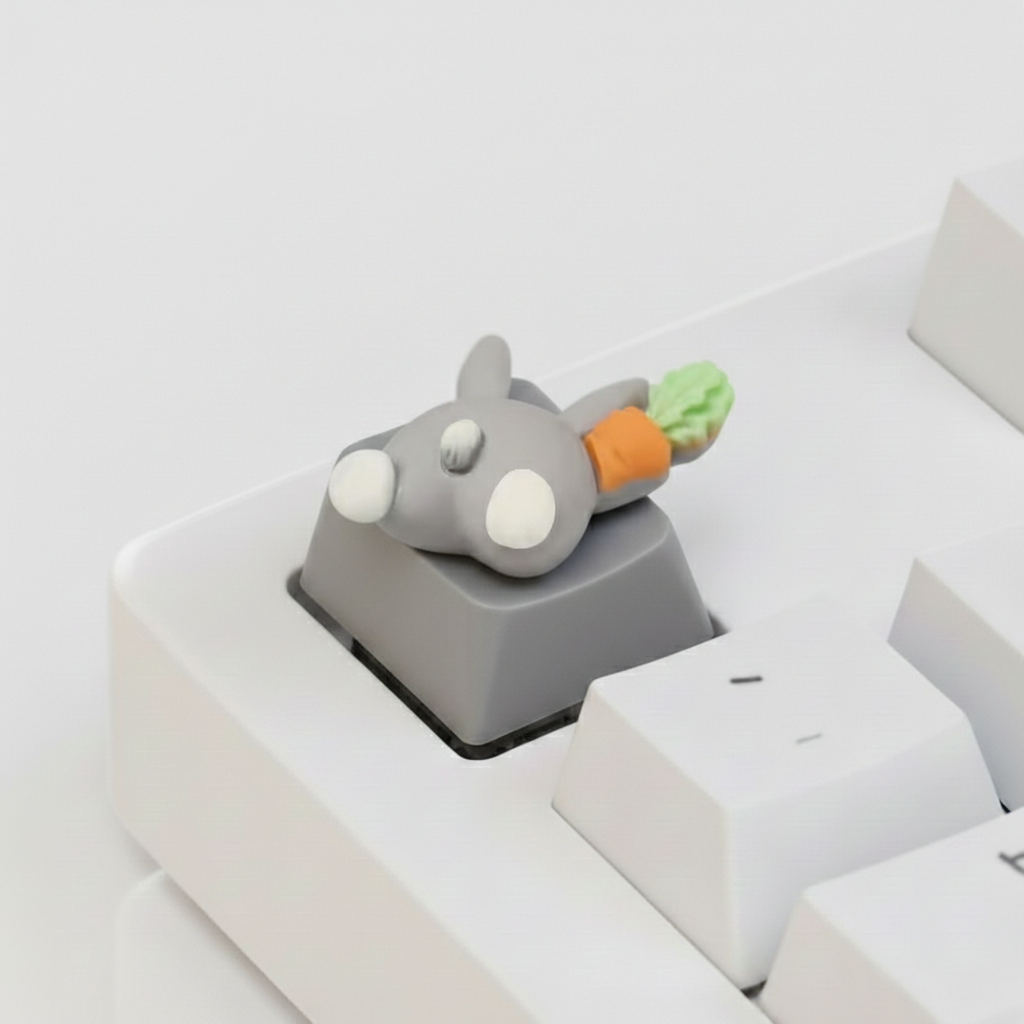 Carrot Paw Cat KeyCap
