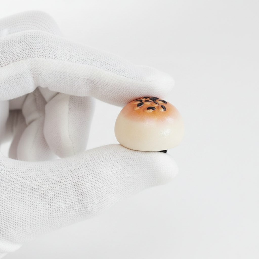 Sesame Cloud Bun Keycap